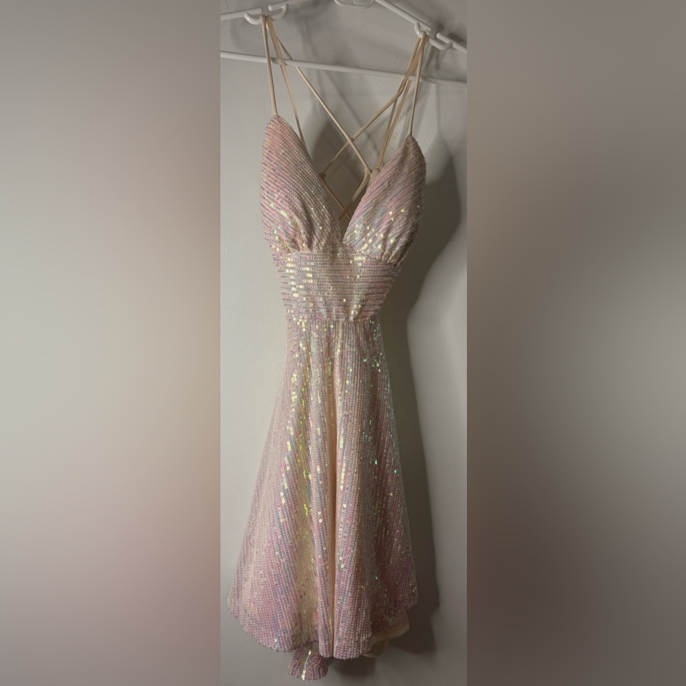 WINDSOR Night Of Perfection Sequin Skater Dress. XS